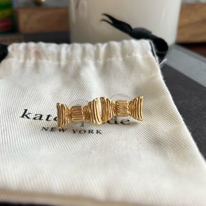Kate Spade Gold Bow Earrings